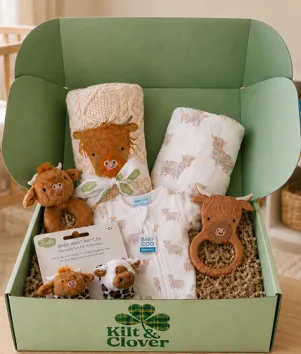 Highland Cow Baby Gift Box